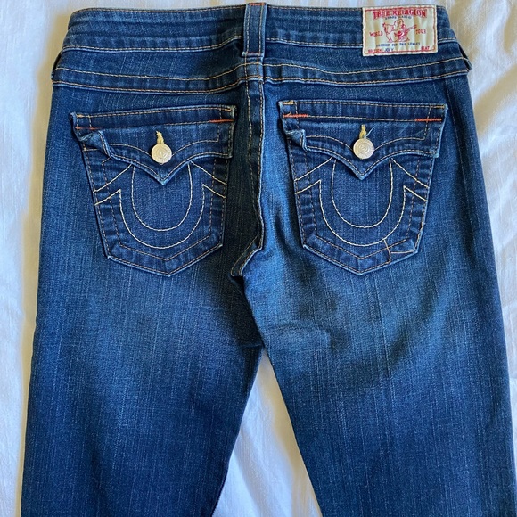 Women's True Religion Low Rise Joey Flared Jeans - Picture 8 of 8